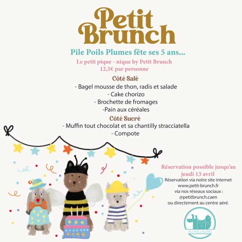 Le petit pique-nique Pile Poils Plumes du dimanche 16 Avril