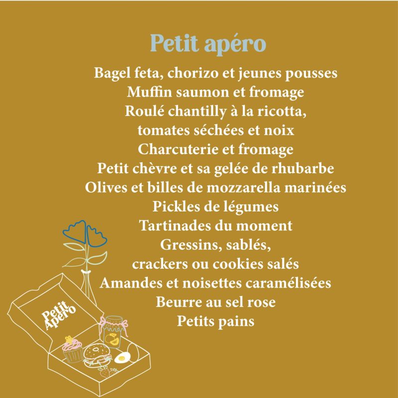 Box apéro du vendredi 19 Mai pour 2 personnes